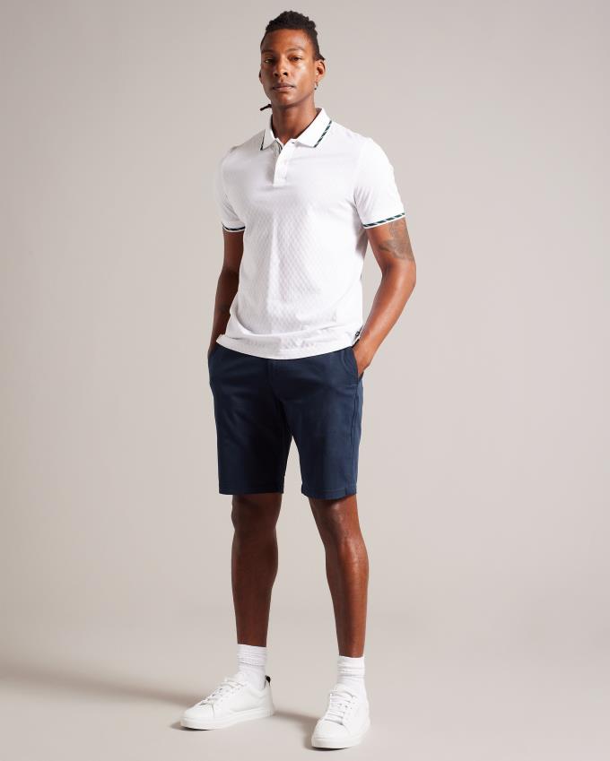 Short Ted Baker Chino Bleu Marine Homme | OYS-70325654